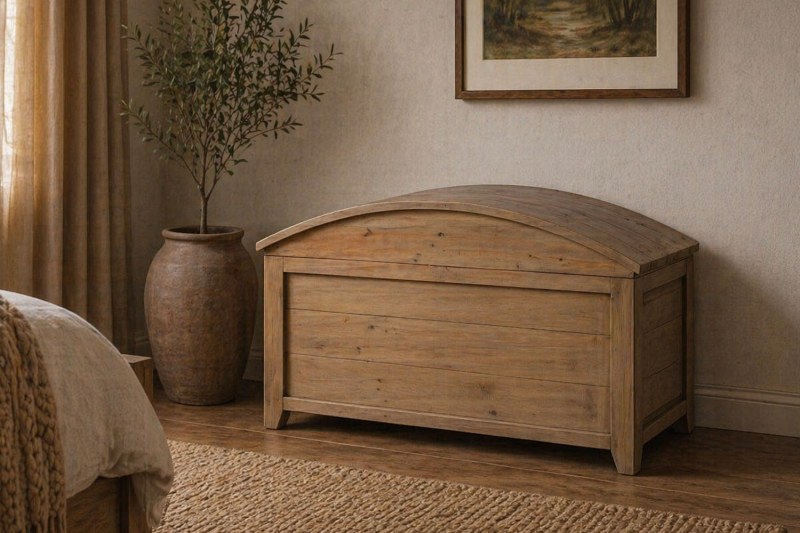 Bermuda Reclaimed Wood Blanket Box Bermuda Reclaimed Wood Blanket Box