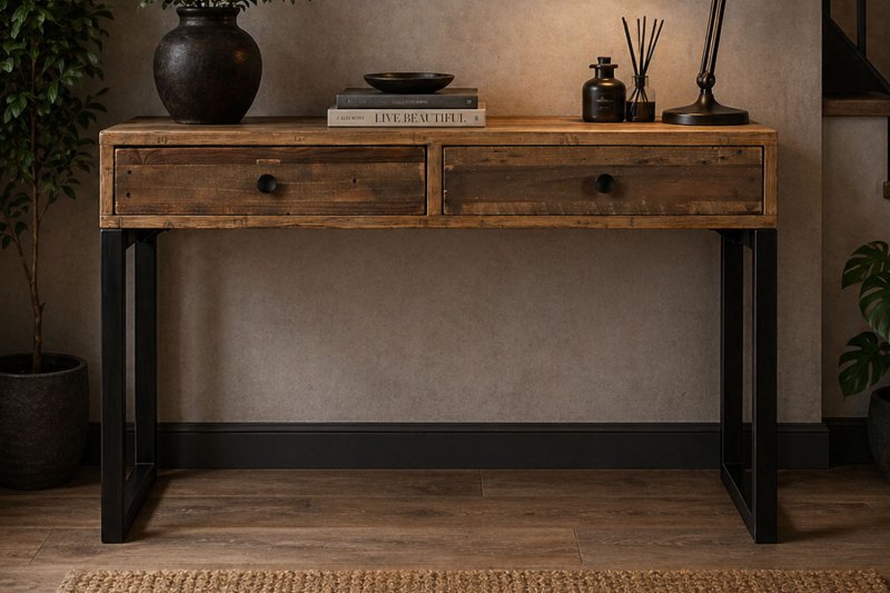 Nixon Reclaimed Wood Console Table Nixon Reclaimed Wood Console Table