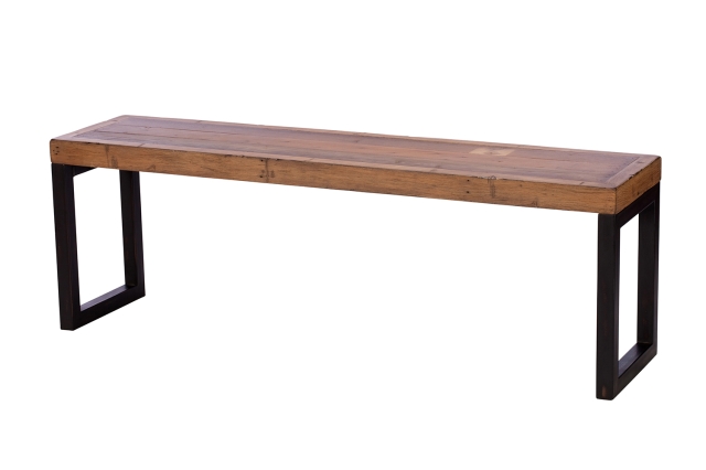 Baker Furniture Grant Reclaimed Wood 140cm Bench