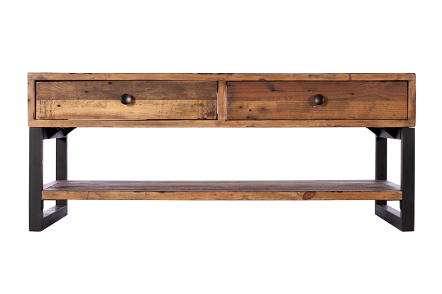 Baker Furniture Grant Reclaimed Wood Coffee Table