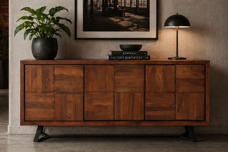 Soho Camden Solid Oak Wide Sideboard Soho Camden Solid Oak Wide Sideboard