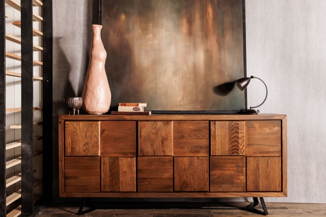 Soho Camden Solid Oak Wide Sideboard Furniture World