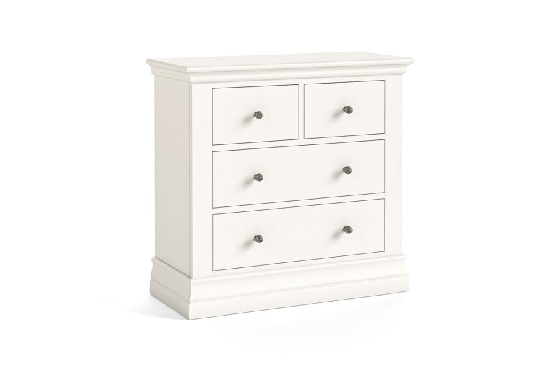 Burgundy Painted Coconut Milk 2 Over 2 Chest of Drawers Burgundy Painted Coconut Milk 2 Over 2 Chest of Drawers