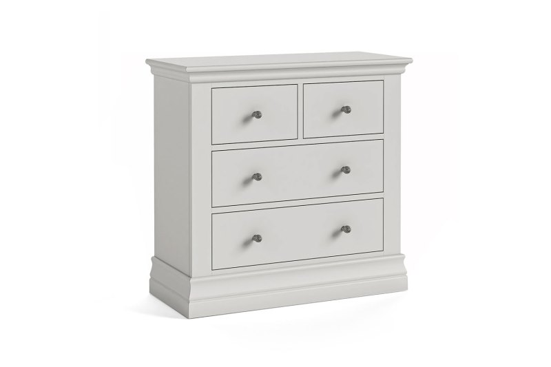 Burgundy Painted Light Grey 2 Over 2 Chest of Drawers Burgundy Painted Light Grey 2 Over 2 Chest of Drawers