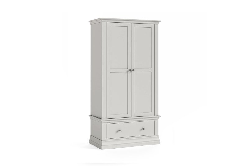 Burgundy Painted Light Grey Gents Wardrobe Burgundy Painted Light Grey Gents Wardrobe