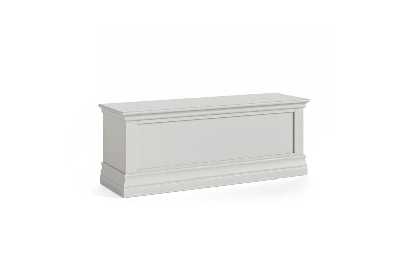 Burgundy Painted Light Grey Blanket Box Burgundy Painted Light Grey Blanket Box