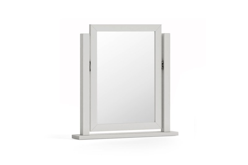 Burgundy Painted Light Grey Dressing Table Vanity Mirror Burgundy Painted Light Grey Dressing Table Vanity Mirror