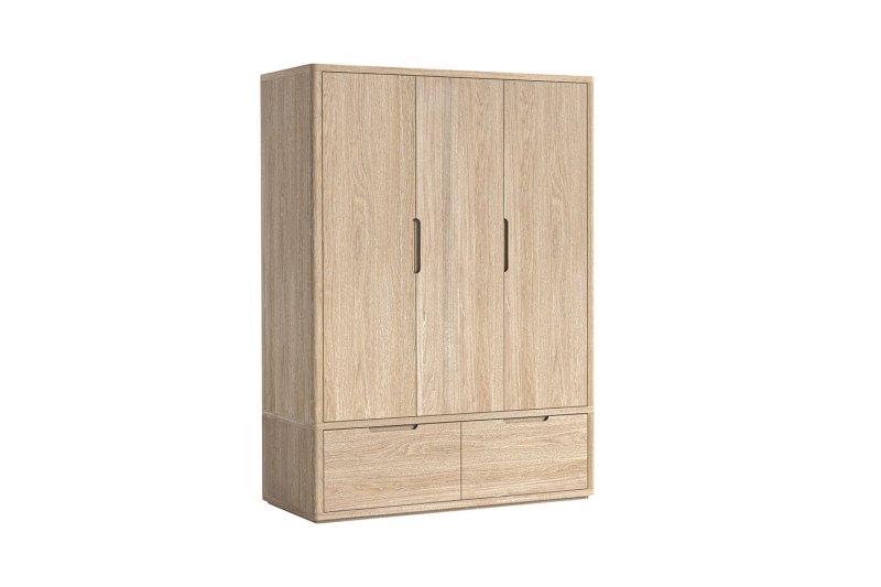 Portobello Oak Triple Wardrobe Portobello Oak Triple Wardrobe