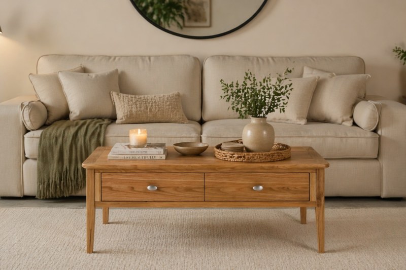 Bath Oak Coffee Table Bath Oak Coffee Table