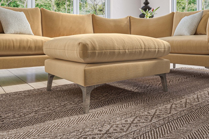 Ellis Fabric Footstool Ellis Fabric Footstool