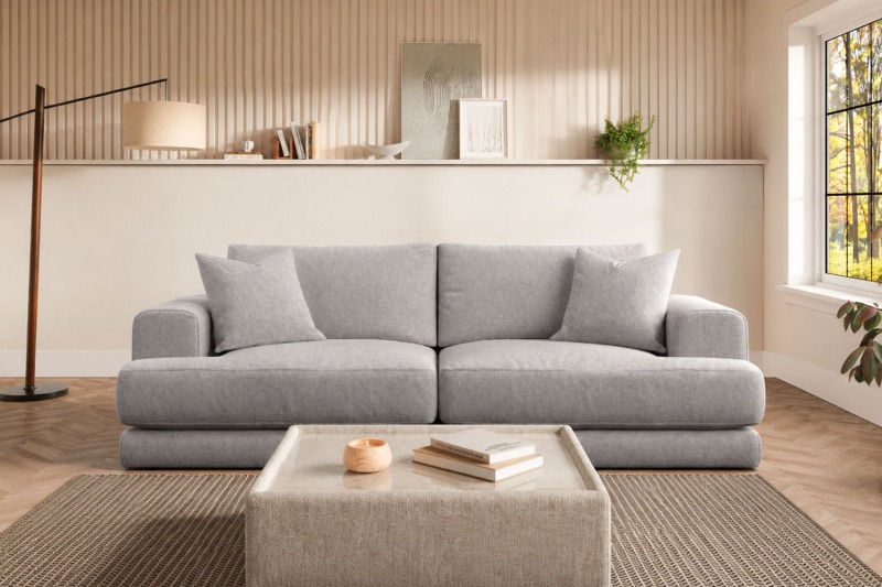 Niki Fabric Extra Large 4 Seater Sofa Niki Fabric Extra Large 4 Seater Sofa
