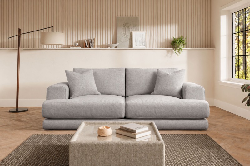 Niki Fabric Large 3 Seater Sofa Niki Fabric Large 3 Seater Sofa
