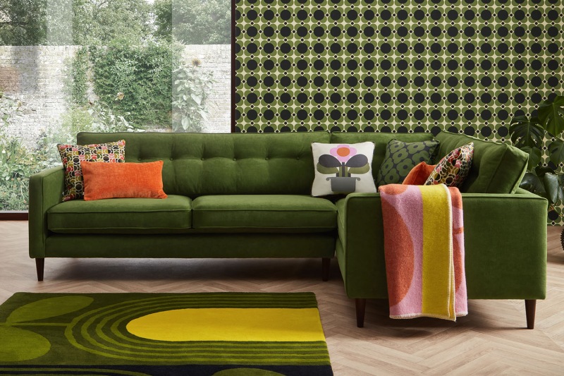 Orla Kiely Ebben Sofa - Corner Group Orla Kiely Ebben Sofa - Corner Group