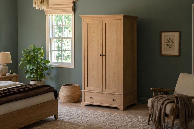 Gallery Direct Malvern Natural Oak Wardrobe Gallery Direct Malvern Natural Oak Wardrobe