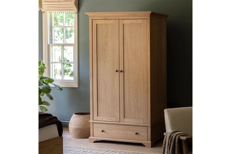 Gallery Direct Malvern Natural Oak Wardrobe Gallery Direct Malvern Natural Oak Wardrobe