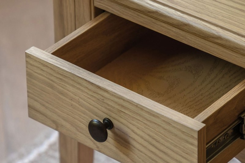 Gallery Direct Malvern Natural Oak 1 Drawer Side Table Gallery Direct Malvern Natural Oak 1 Drawer Side Table