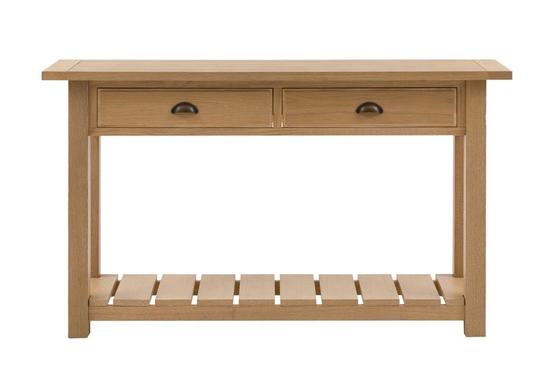 Gallery Direct Eton Natural 2 Drawer Console Table Gallery Direct Eton Natural 2 Drawer Console Table
