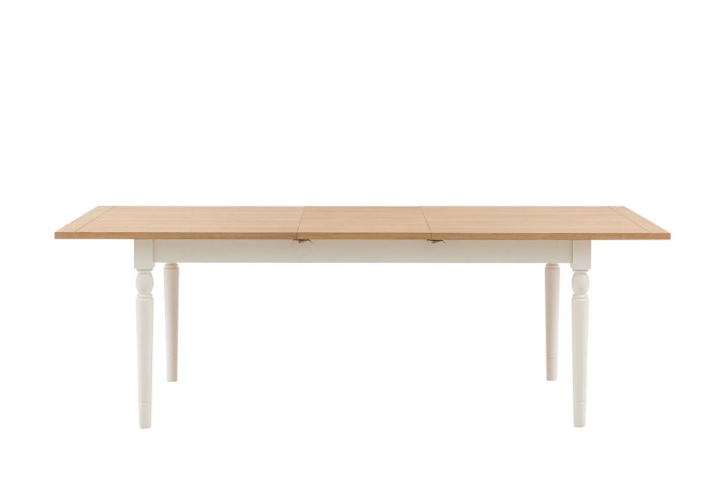 Gallery Direct Eton Painted White Ext 180-230cm Dining Table Gallery Direct Eton Painted White Ext 180-230cm Dining Table