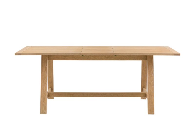 Gallery Direct Eton Natural Ext 160-200cm Trestle Dining Table Gallery Direct Eton Natural Ext 160-200cm Trestle Dining Table