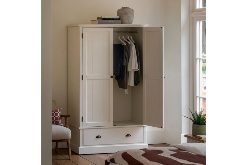 Gallery Direct Eton Painted White Wardrobe Gallery Direct Eton Painted White Wardrobe
