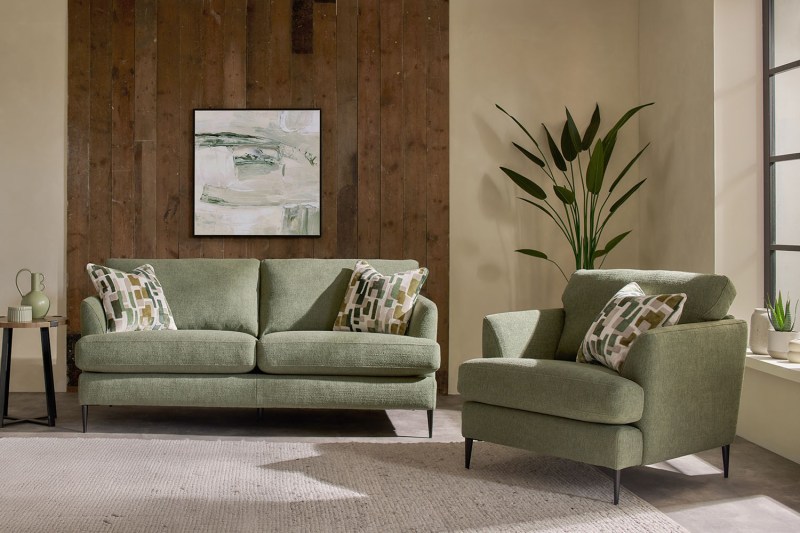 Jonas Fabric Small 2 Seater Sofa Jonas Fabric Small 2 Seater Sofa