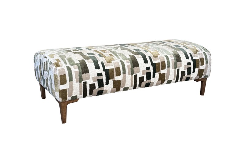 Jonas Fabric Legged Footstool Jonas Fabric Legged Footstool