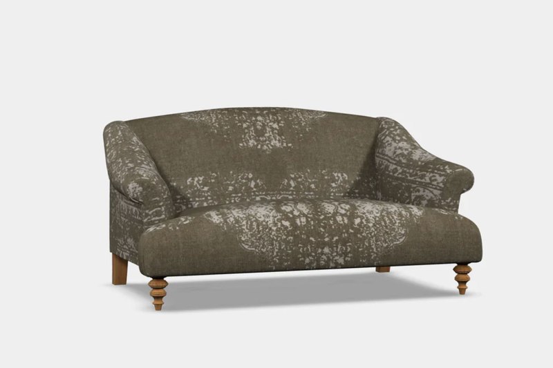 Tetrad Heritage Jacaranda Bagru Petit Sofa Tetrad Heritage Jacaranda Bagru Petit Sofa