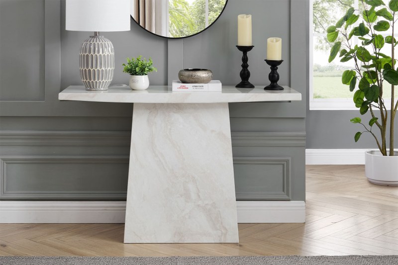Vida Living Apollo Marble Console Table Vida Living Apollo Marble Console Table
