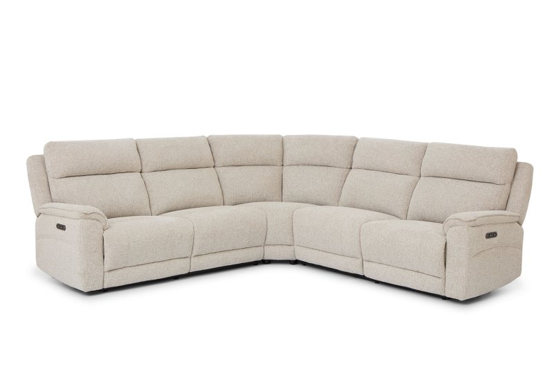 Downtown 6 Seater Corner Sofa with Power Recliner and Headrest Downtown 6 Seater Corner Sofa with Power Recliner and Headrest