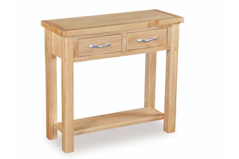 New Trinity Natural Oak Console Table New Trinity Natural Oak Console Table