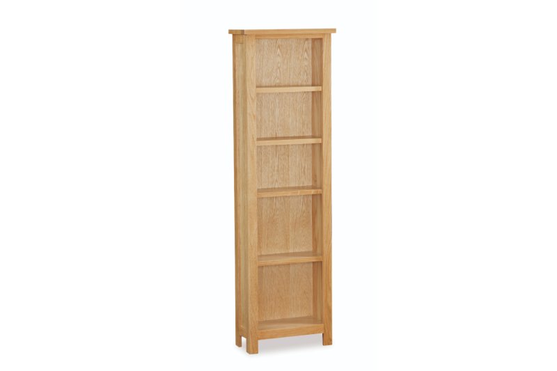 New Trinity Natural Oak Slim Bookcase New Trinity Natural Oak Slim Bookcase