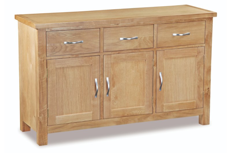 New Trinity Natural Oak Large Sideboard New Trinity Natural Oak Large Sideboard