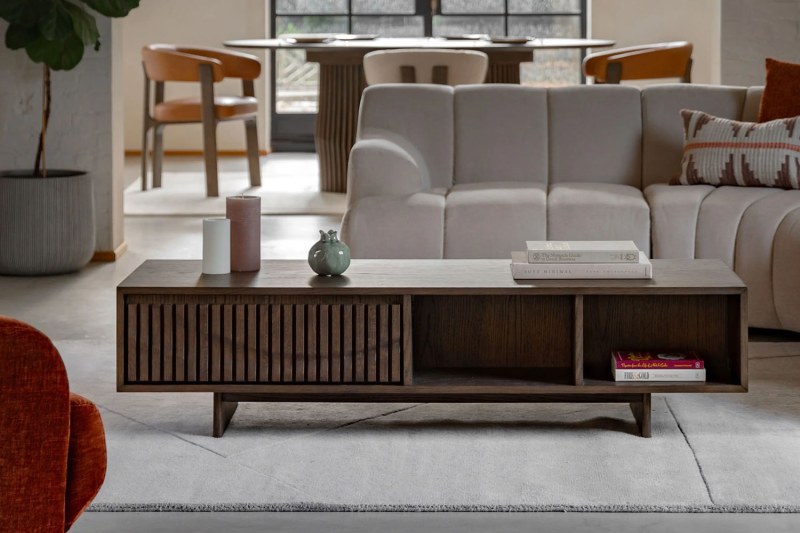 Gallery Direct Onda Walnut Coffee Table Gallery Direct Onda Walnut Coffee Table