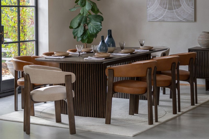 Gallery Direct Onda Walnut Ext 180-230cm Oval Dining Table Gallery Direct Onda Walnut Ext 180-230cm Oval Dining Table