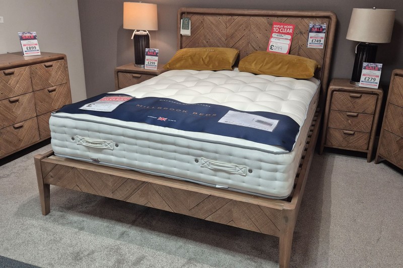 Ex-Display Truro - Atauro Reclaimed Wood 5'0 King Size Bedframe Ex-Display Truro - Atauro Reclaimed Wood 5'0 King Size Bedframe