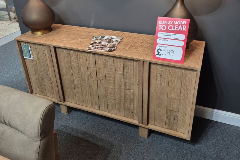 Ex-Display Truro - Oakley Wide Sideboard Ex-Display Truro - Oakley Wide Sideboard