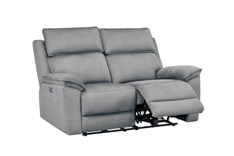 Blaine 2 Seater Electric Recliner Sofa in Greige Fabric Blaine 2 Seater Electric Recliner Sofa in Greige Fabric