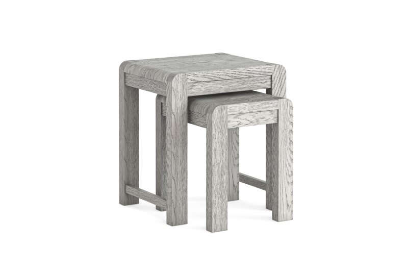 Amsterdam Washed Grey Oak Nest of Tables Amsterdam Washed Grey Oak Nest of Tables