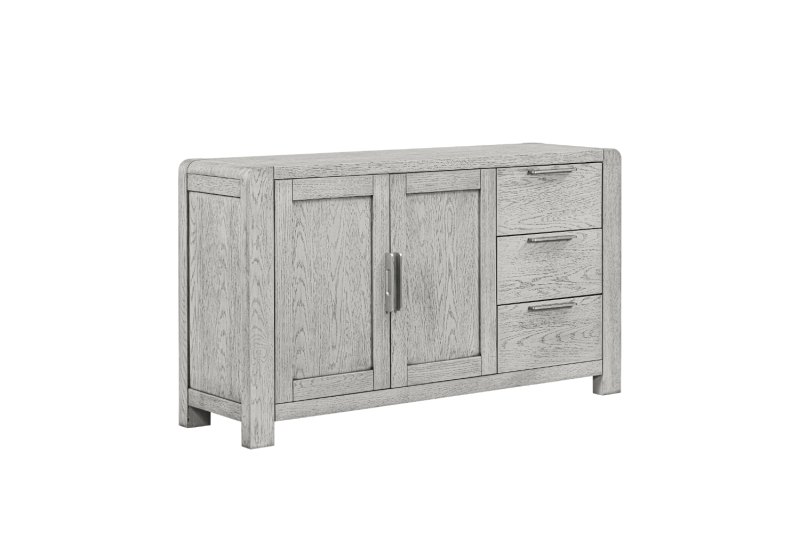 Amsterdam Washed Grey Oak 2 Door Sideboard Amsterdam Washed Grey Oak 2 Door Sideboard