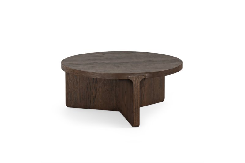California Dark Oak Round Coffee Table California Dark Oak Round Coffee Table