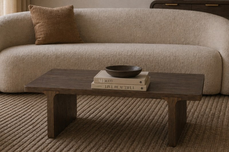 California Dark Oak Rectangular Coffee Table California Dark Oak Rectangular Coffee Table