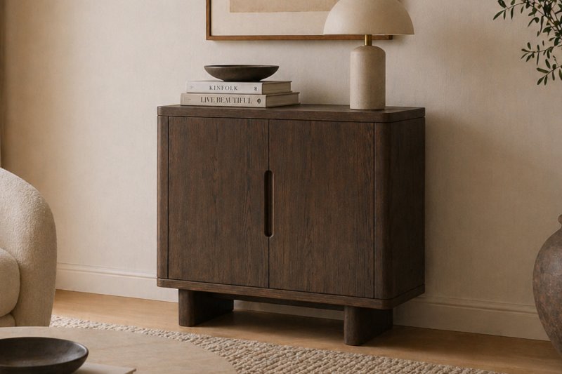 California Dark Oak Shoe Storage California Dark Oak Shoe Storage