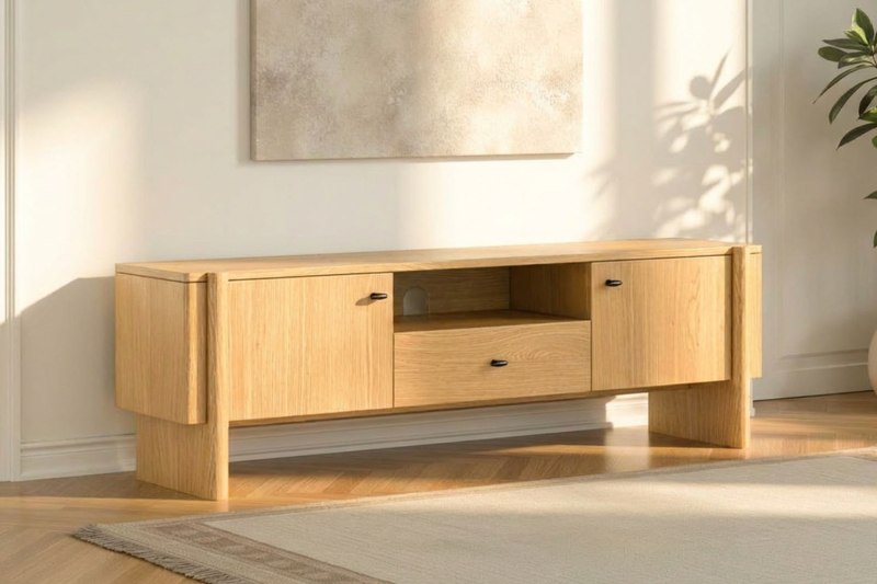 Como Oak 160cm Large TV Unit Como Oak 160cm Large TV Unit