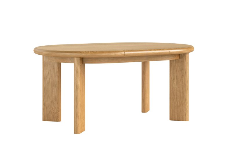 Como Oak 120-170cm Round to Oval Ext Dining Table Como Oak 120-170cm Round to Oval Ext Dining Table
