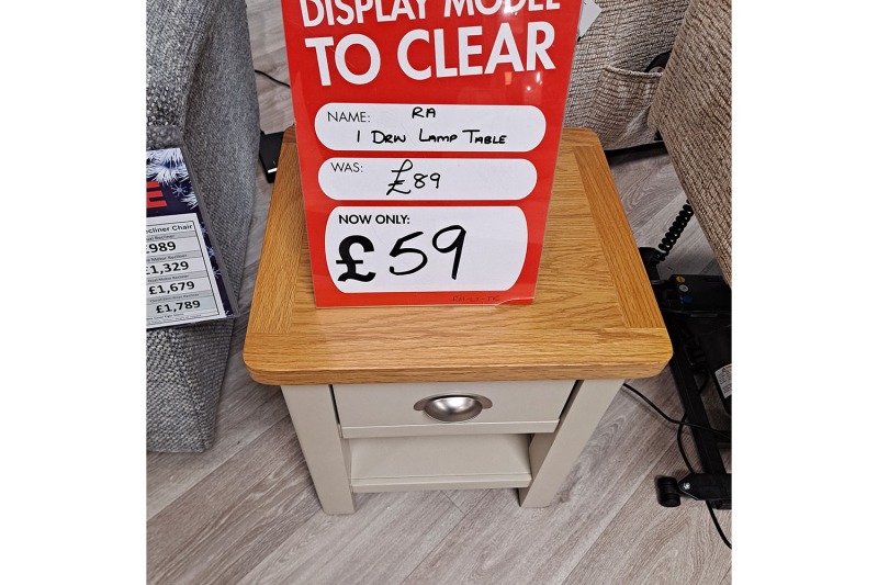 Ex-Display Plymouth - Dorset Painted Oak Truffle Lamp Table Ex-Display Plymouth - Dorset Painted Oak Truffle Lamp Table