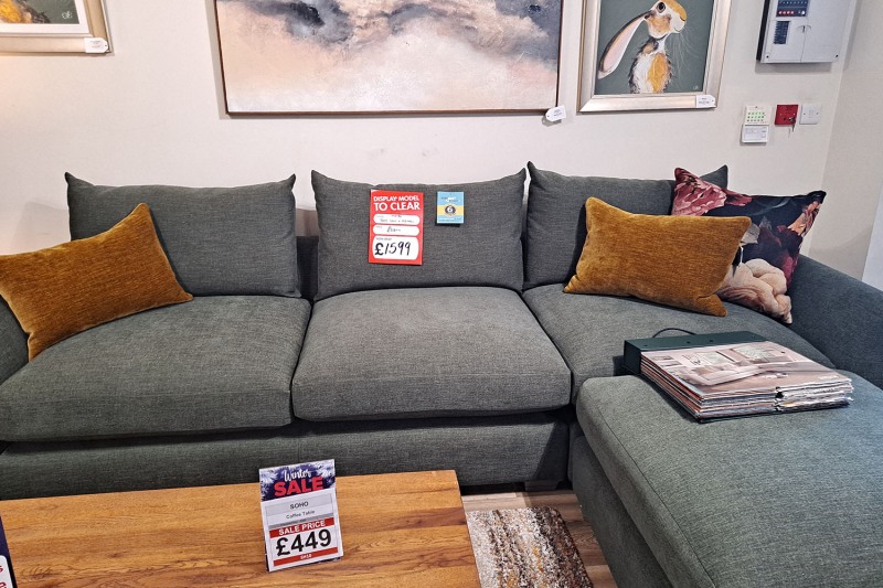 Ex-Display Plymouth - Metro Corner Sofa Group & Footstool Ex-Display Plymouth - Metro Corner Sofa Group & Footstool