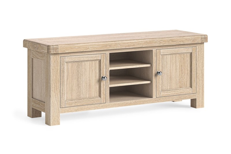 Normandy White Wash 140cm TV Unit Normandy White Wash 140cm TV Unit