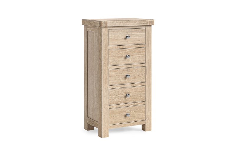 Normandy White Wash Tallboy Chest of Drawer Normandy White Wash Tallboy Chest of Drawer