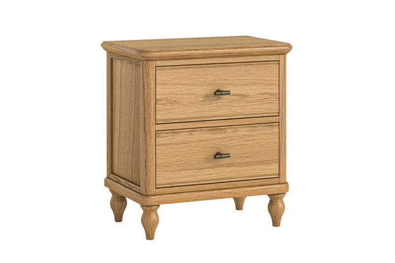 Verona Oak Wide Bedside Table Verona Oak Wide Bedside Table