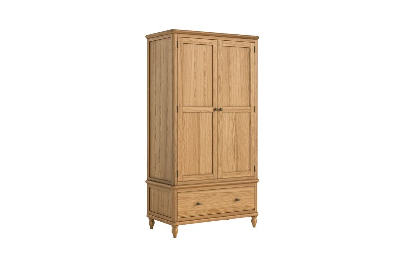 Verona Oak Gents Double Wardrobe Verona Oak Gents Double Wardrobe
